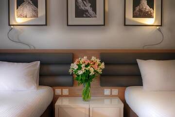 Фото номера Двухместный номер с 2 отдельными кроватями Отель Focus Hotel Premium Inowrocław г. Иновроцлав 3